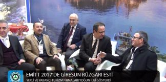 EMITT 2017 Turizm Fuarında Giresun Rüzgarı