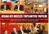 Nisan Ayı Meclis Toplantısı Yapıldı