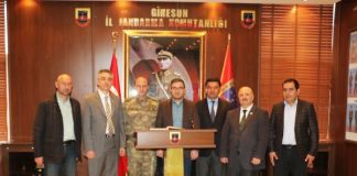 Giresun Jandarma Alay Komutanı Ersoy’a Ziyaret