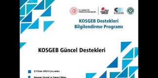 KOSGEB Destekleri Toplantısı