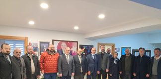 MHP İl Başkanı Akgün’e Ziyaret