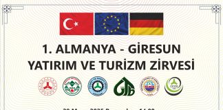 1. Almanya – Giresun Yatırım ve Turizm Zirvesi