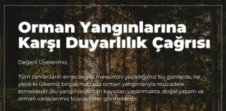 Orman Yangınlarına Karşı Duyarlılık Çağrısı