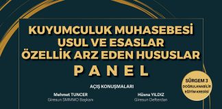 Kuyumculuk Muhasebesi Usul ve Esaslar – Özellik Arz Eden Hususlar