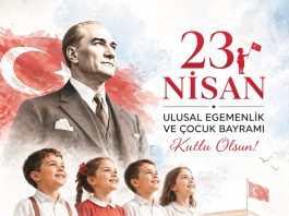 23 Nisan Ulusal Egemenlik ve Çocuk Bayramı Kutlu Olsun