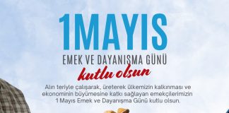1 Mayıs Emek ve Dayanışma Günü Kutlu Olsun