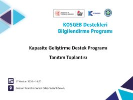 Kapasite Geliştirme Destek Programı Tanıtım Toplantısı