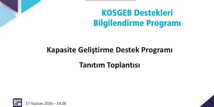 Kapasite Geliştirme Destek Programı Tanıtım Toplantısı